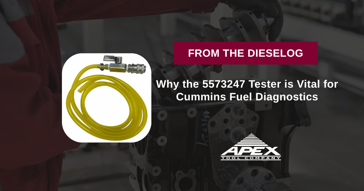 5573247 Cummins Fuel Pump Outlet Pressure Diagnostic Quick Disconnect Tester Tool Adapter Component